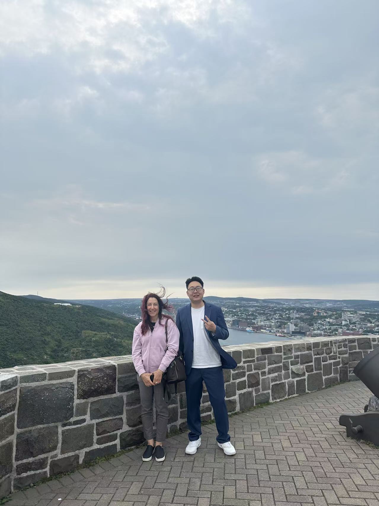 Zhonghao Zhang with Prof. Caterina Valeo