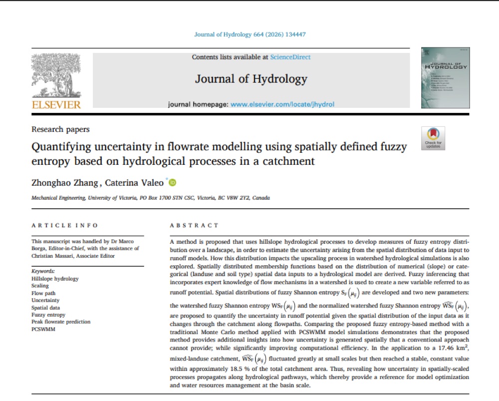 Journal of Hydrology 论文
